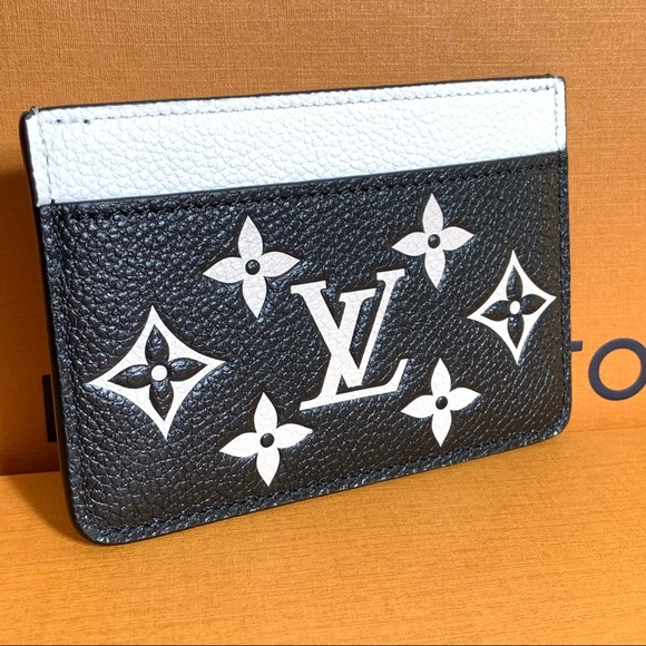 LOUIS VUITTON CARD HOLDER SPRING IN THE CITY BLACK/WHITE/PINK - Picture 2 of 5